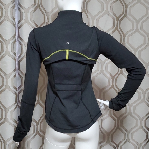 Black and neon green Lulu Define jacket - Picture 3 of 5